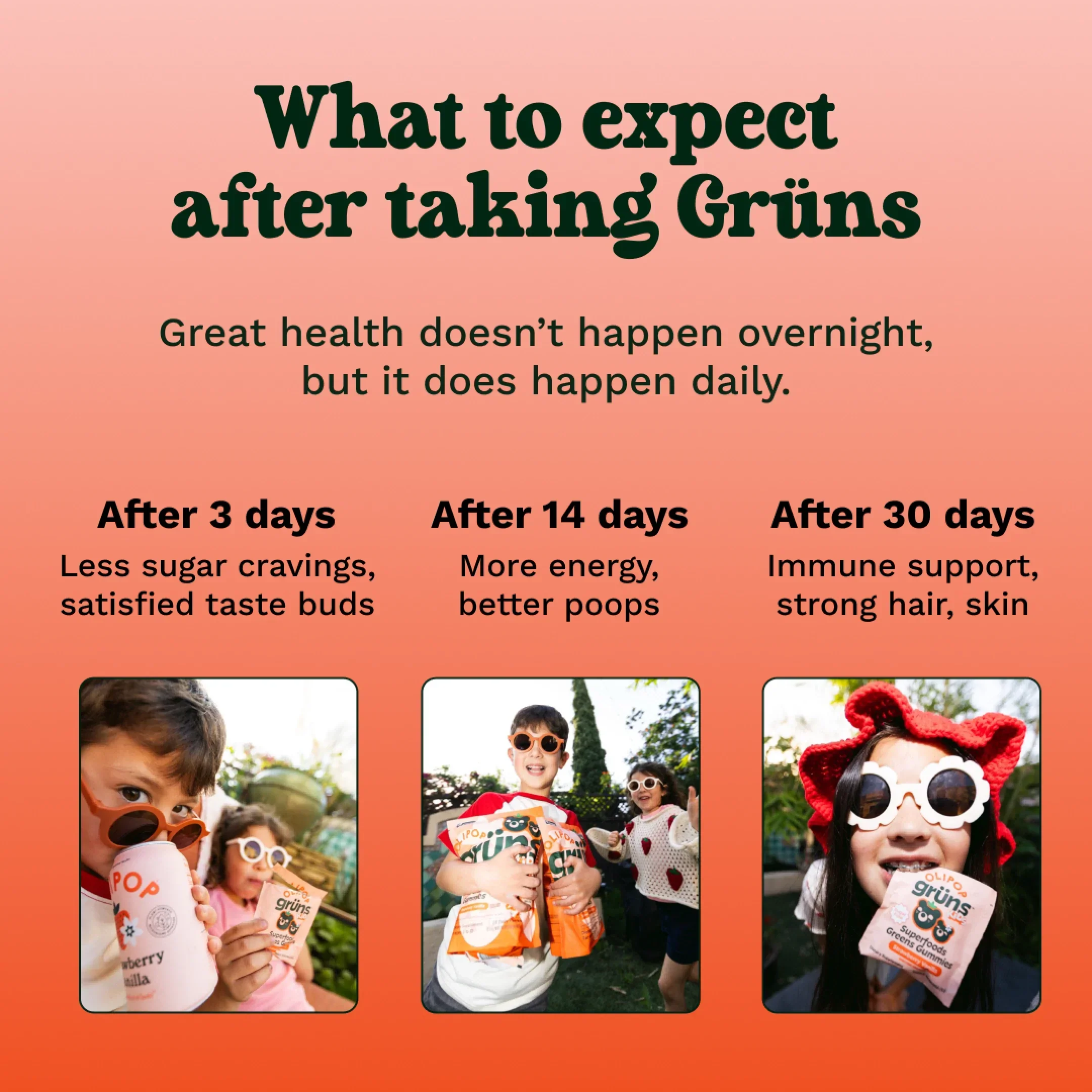 Grüns Kids OLIPOP® - Bright Balance