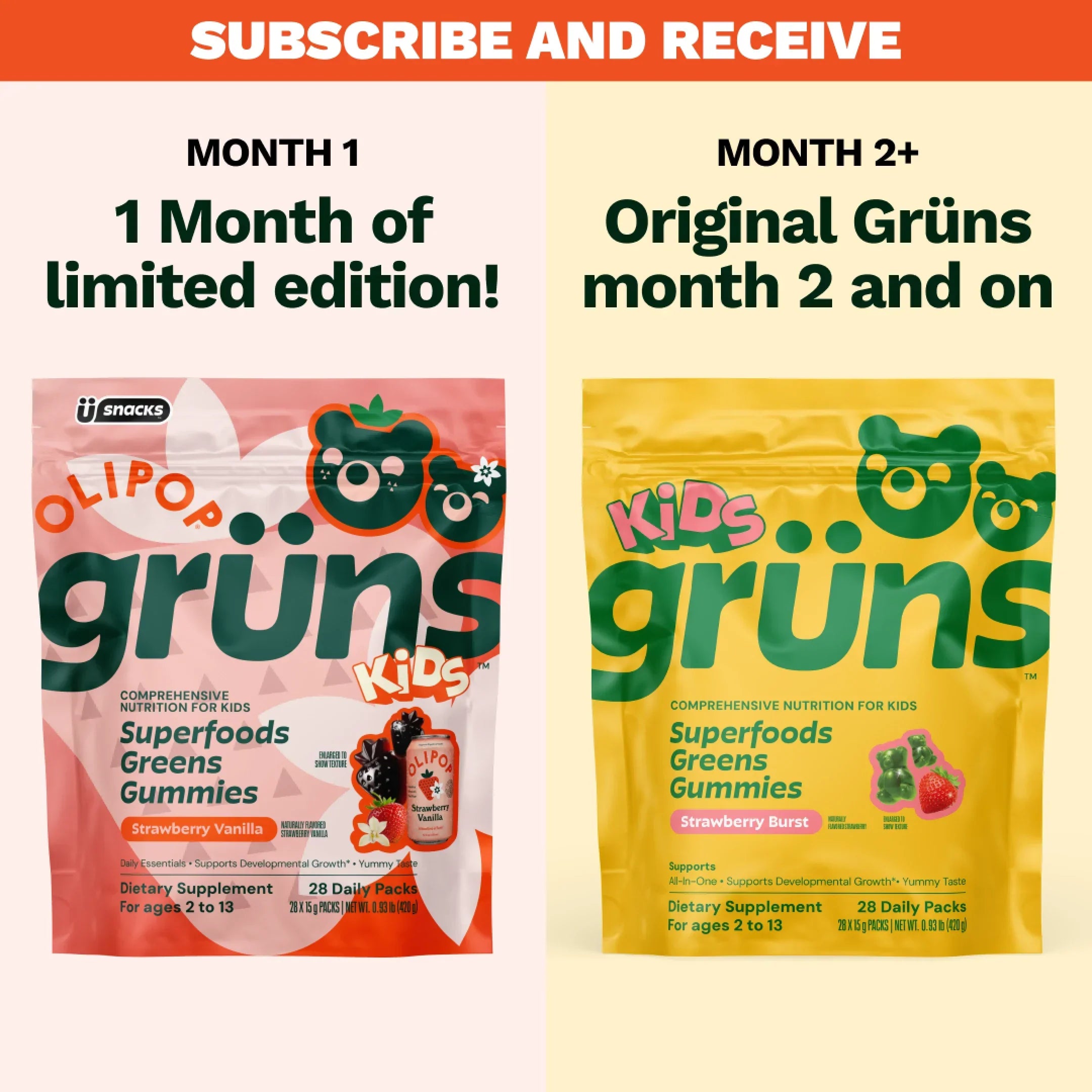 Grüns Kids OLIPOP® - Bright Balance